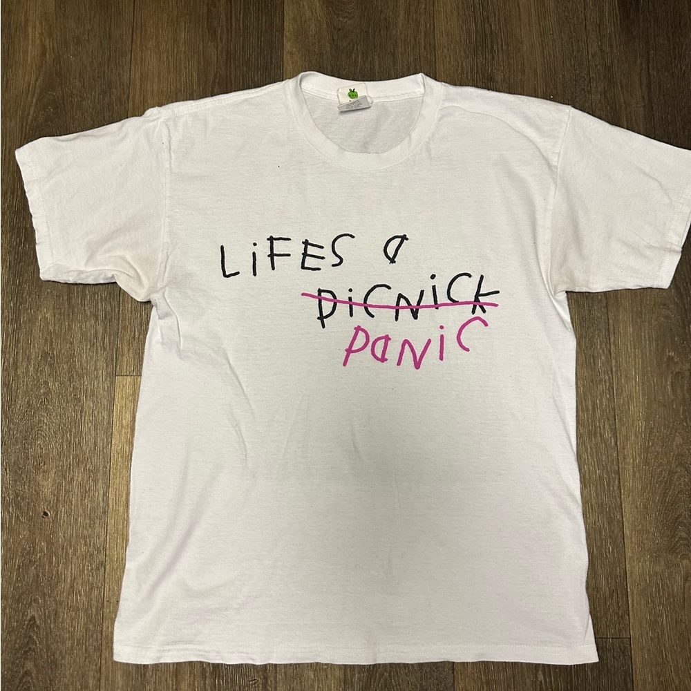 Life is a panic tshirt